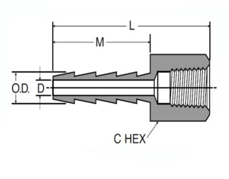 Female Adapter Compression fittings, Brass connectors, Brass Pipe Joint Fittings, Pneumatic Fittings, Air Fittings